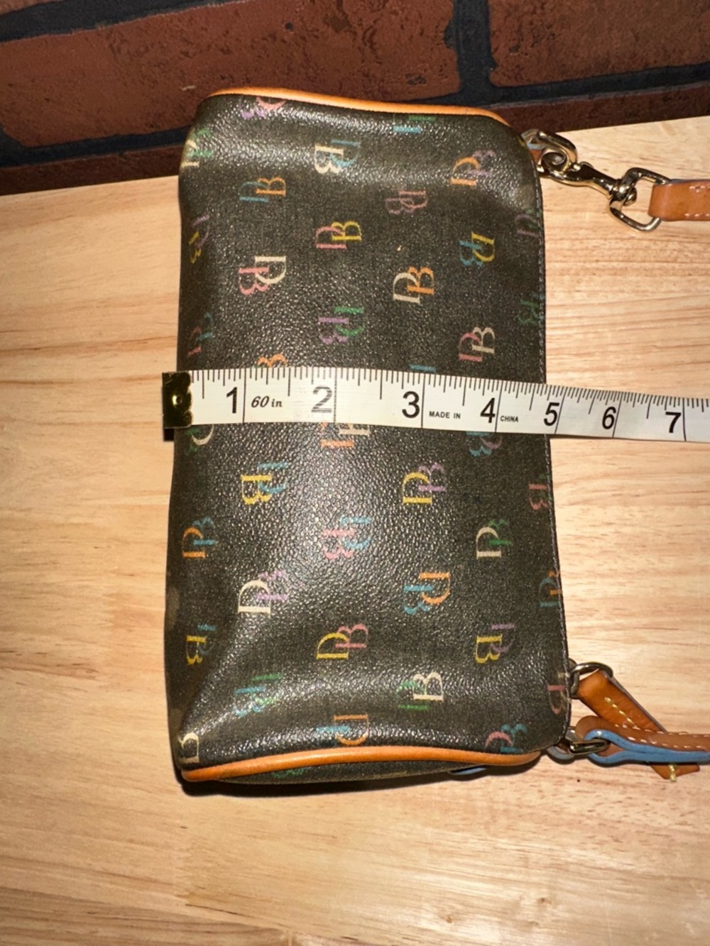 Y2K Dooney & Bourke Multicolor Logo Shoulder Bag - Picture 7 of 13